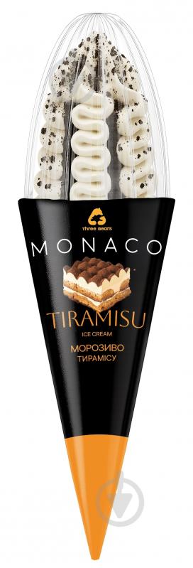 Мороженое Три Ведмеді Monaco Tiramisu 150 г - фото 1 Мороженое Три Ведмеді Monaco Tiramisu 150 г - фото 1