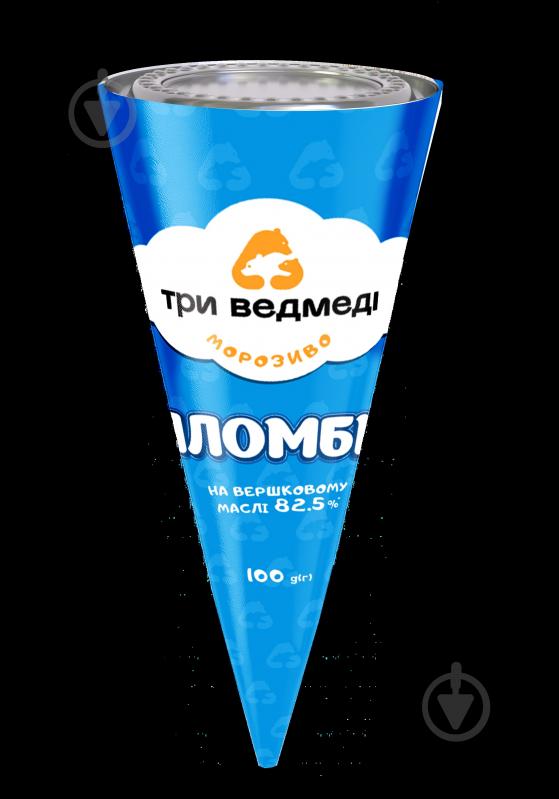 Мороженое Три Ведмеді Пломбир 100 г - фото 2 Мороженое Три Ведмеді Пломбир 100 г - фото 2