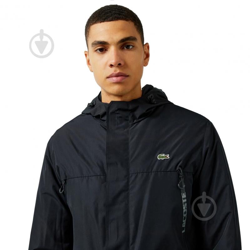 Куртка-парка чоловіча зимова Lacoste SPORT HOODED QUILTED PARKA BH1510031 р.M-L чорний - фото 4