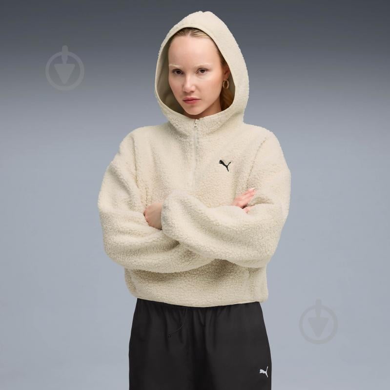 Куртка Puma WARDROBE ESS Oversized Polar Fleece Hoodie 63204887 р.XS - фото 1