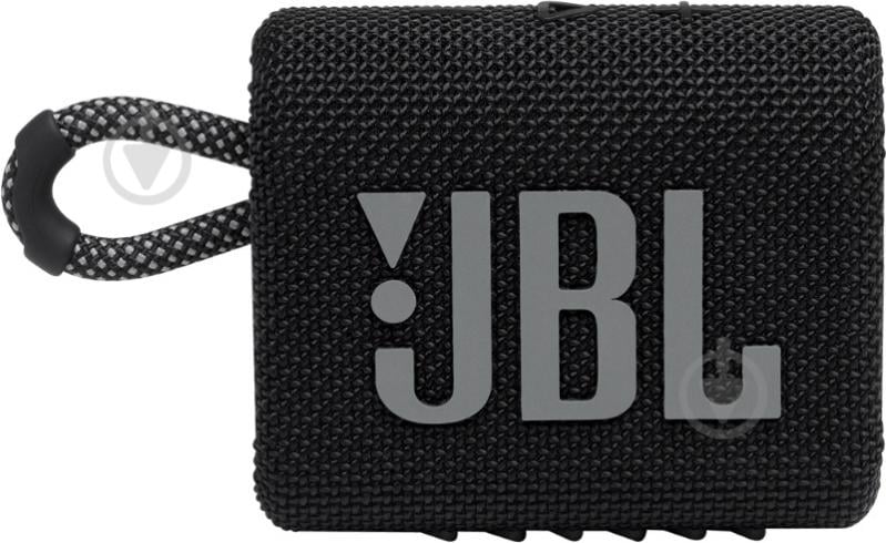 Акустика JBL GO3 JBLGO3BLK 1.0 black (711060) - фото 2