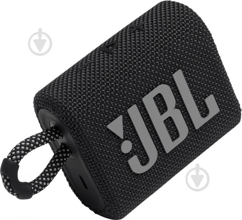 Акустика JBL GO3 JBLGO3BLK 1.0 black (711060) - фото 5