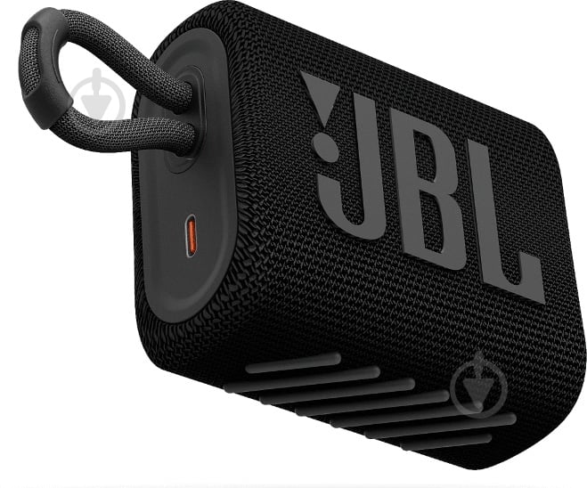 Акустика JBL GO3 JBLGO3BLK 1.0 black (711060) - фото 3