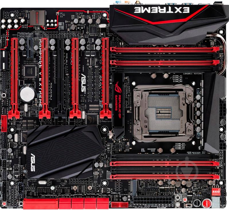 Материнская плата Asus RAMPAGE_V_EXTREME/U3.1 (Socket 2011-3, Intel X99, E-ATX) - фото 1