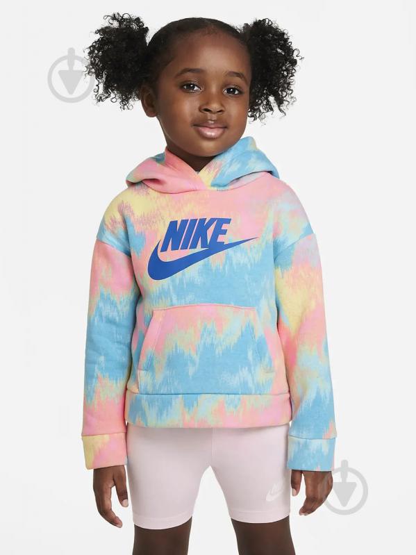 Джемпер Nike PRINTED CLUB PULLOVER 36K428-U5V р.6X голубой - фото 1