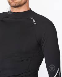 Футболка Ignition Comp Long Sleeve MA6404a_BLK/SIL р.2XL черный - фото 2