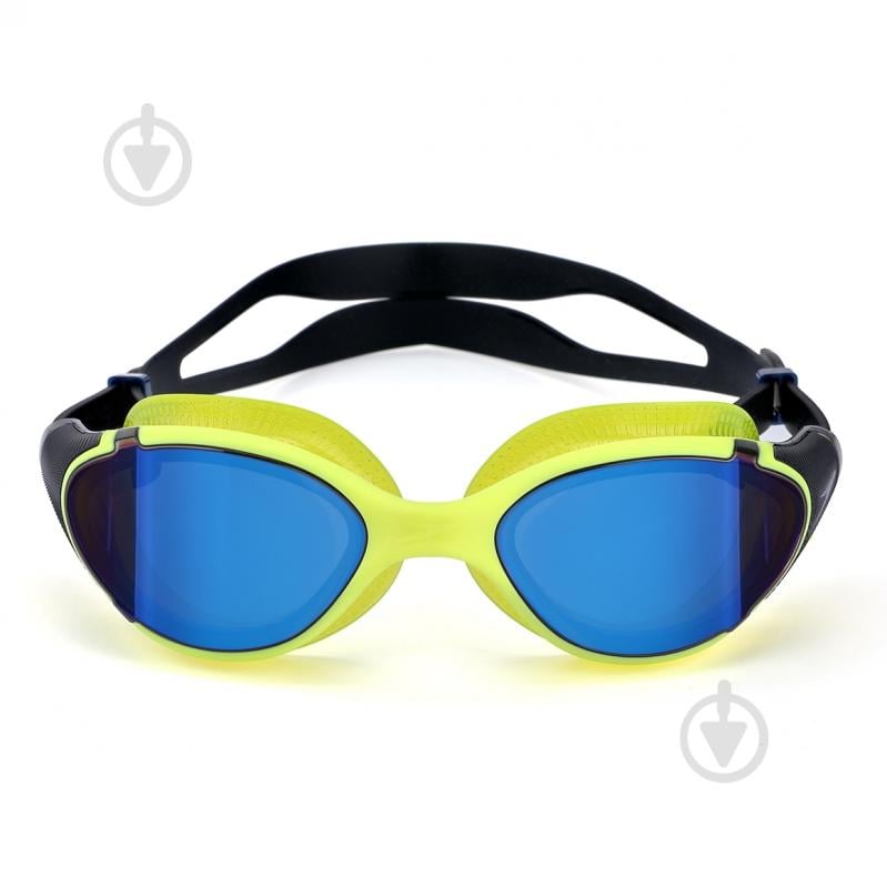 Очки для плавания Speedo BIOFUSE 2.0 MIRROR AU 8-00233114504 OS синий с салатовым - фото 3