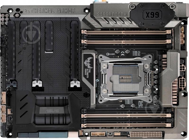 Материнская плата Asus SABERTOOTH_X99 (Socket 2011-3, Intel X99, ATX) - фото 1