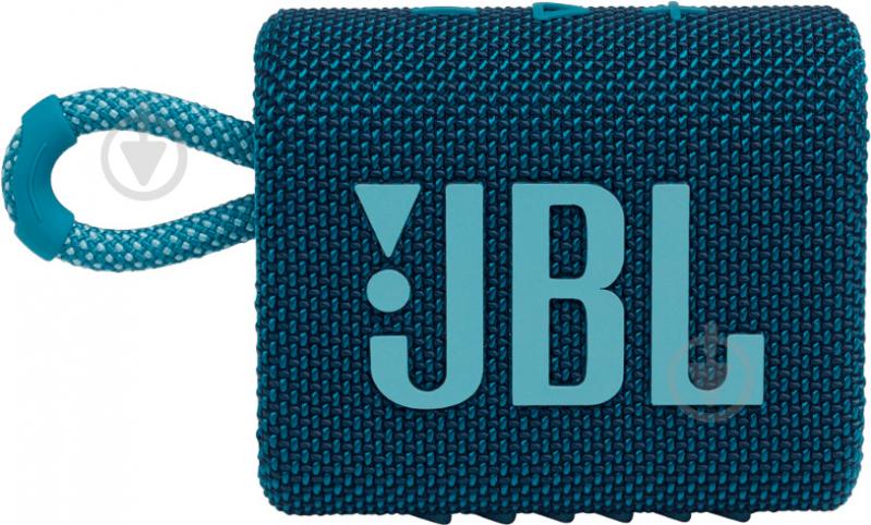 Акустика JBL GO3 JBLGO3BLU 1.0 blue (711061) - фото 6