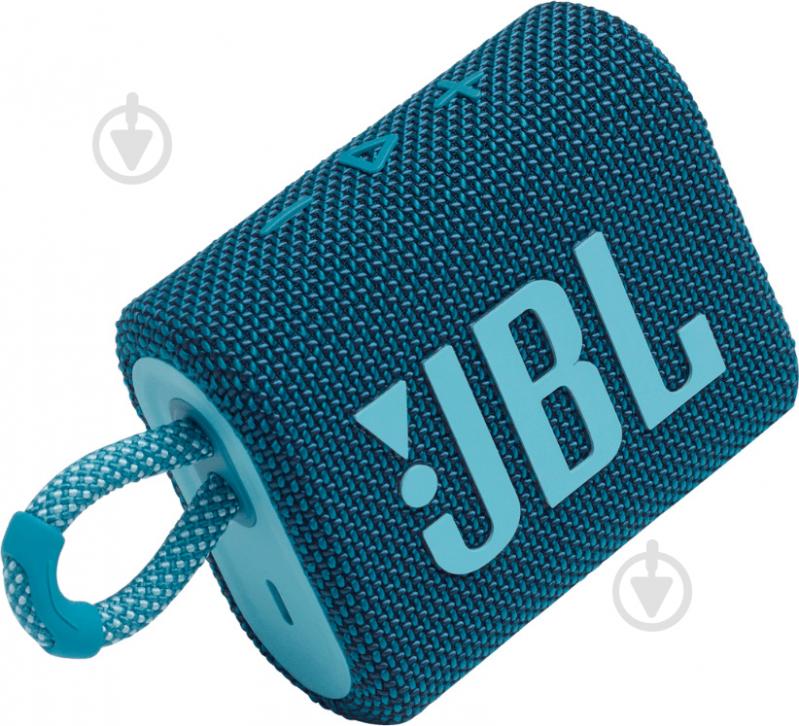 Акустика JBL GO3 JBLGO3BLU 1.0 blue (711061) - фото 4