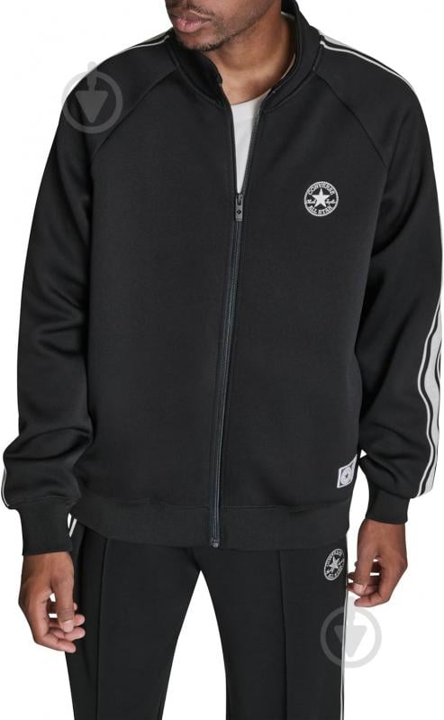 Кофта Converse CHUCK TRACK FULL ZIP CVM6K078-BLK р.2XL черный - фото 1