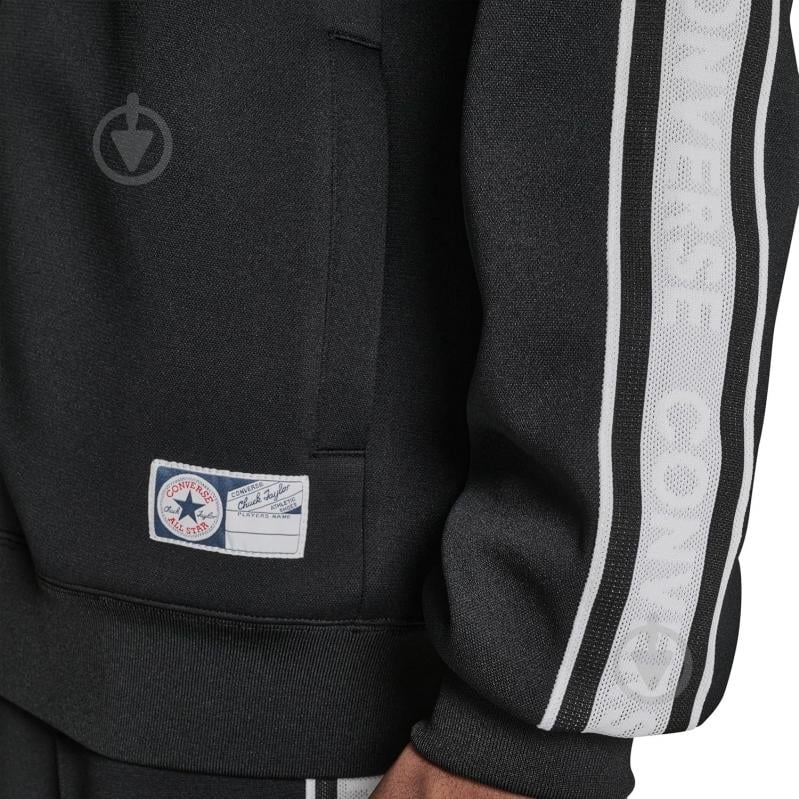Кофта Converse CHUCK TRACK FULL ZIP CVM6K078-BLK р.2XL черный - фото 7