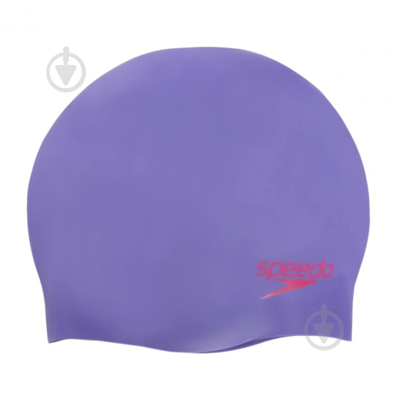 Шапочка для плавання Speedo MOULDED SILC CAP JUNIOR 8-70990D438 one size фіолетовий - фото 1