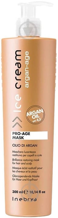 Маска для волосся INEBRYA Argan-age Pro Age з аргановою олією 300 мл - фото 1