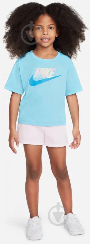 Футболка Nike DIGI DYE FUTURA TEE 36K541-F85 р.6X голубой - фото 2