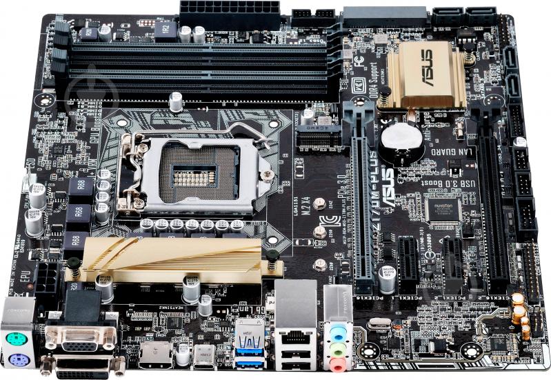 Материнська плата Asus Z170M-PLUS (Socket 1151, Intel Z170, mirco ATX) - фото 3