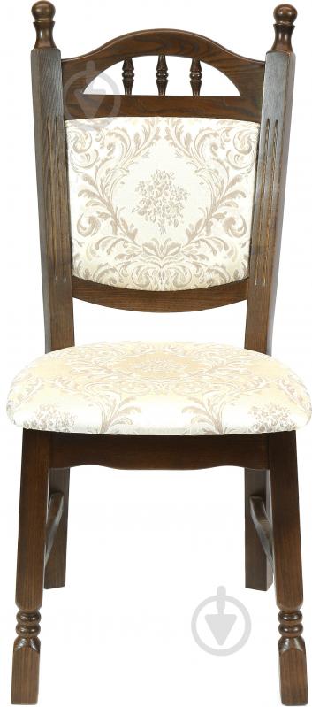 Стул обеденный РПМК Бреда (орех Амалия) коричневый/кремовый - фото 1