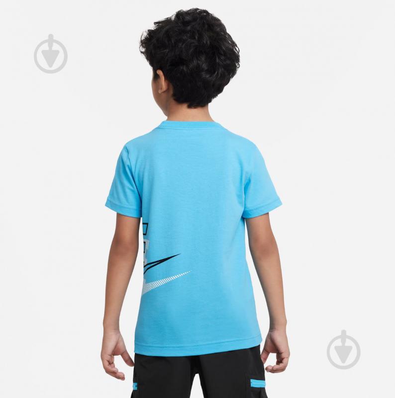 Футболка Nike FUTURA SIDEWINDER SS TEE 86K546-F85 р.3 блакитний - фото 2