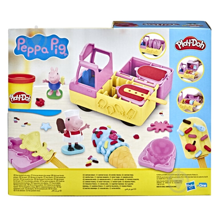 Набір для творчості Play-Doh Машинка з морозивом Свинки Пеппи F3597 - фото 4
