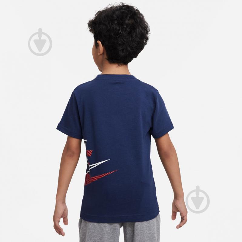 Футболка Nike FUTURA SIDEWINDER SS TEE 86K546-U90 р.3 синий - фото 2