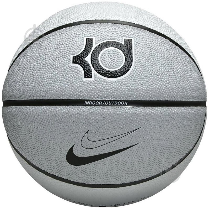 Баскетбольний м'яч Nike ALL COURT 8P K DURANT DEFLATED SUMMIT N.100.7111.113 р. 7 сірий - фото 1