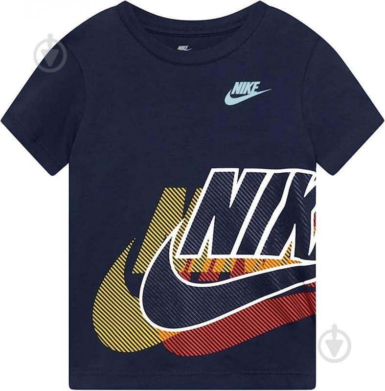 Футболка Nike FUTURA SIDEWINDER SS TEE 86K546-U90 р.4 синий - фото 4