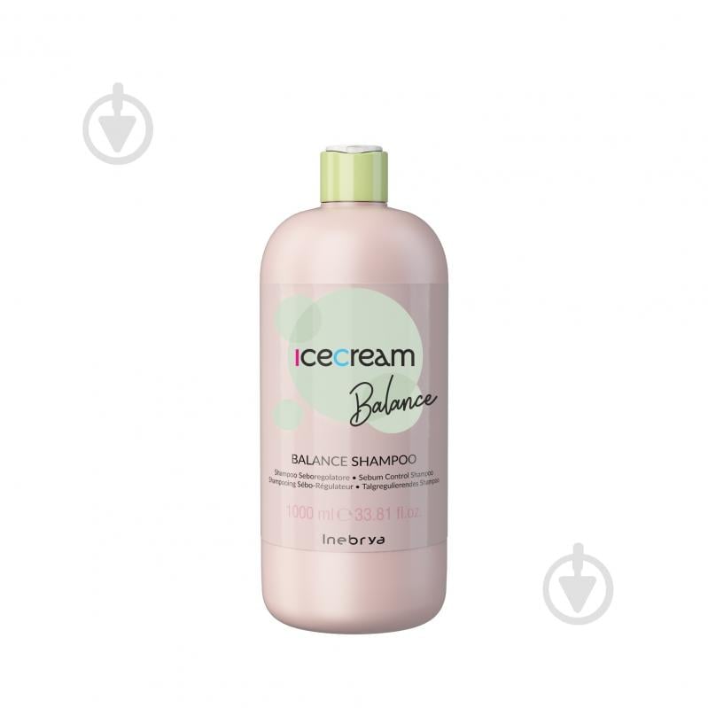 Шампунь INEBRYA Balance Shampoo Mela verde для жирной кожи головы 1000 мл - фото 1 Шампунь INEBRYA Balance Shampoo Mela verde для жирной кожи головы 1000 мл - фото 1
