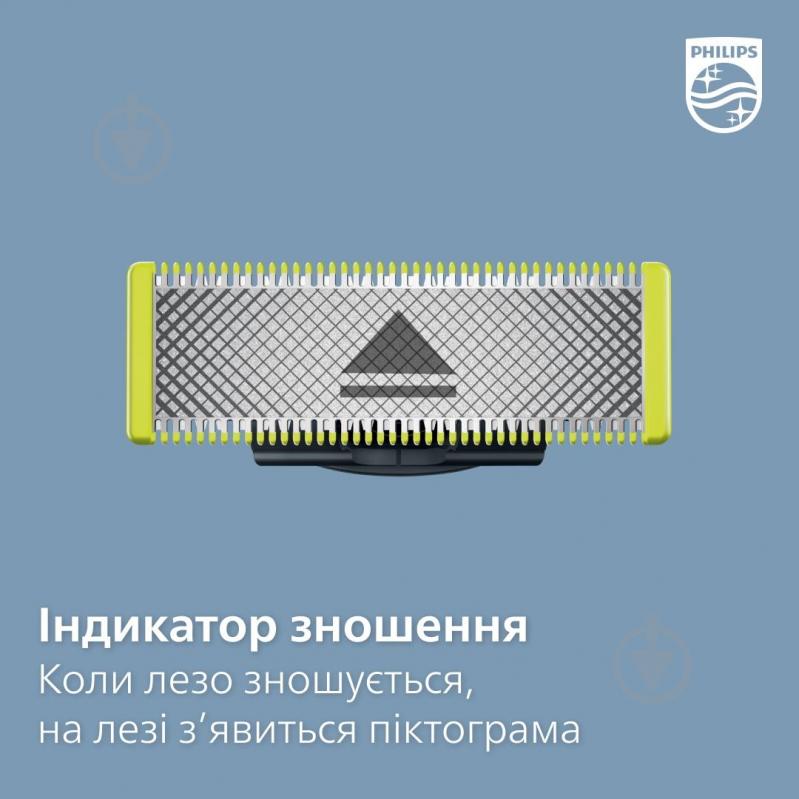 Електростанок із тримером Philips OneBlade QP6551/15 (2-в-1) - фото 17