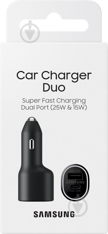 Автомобильное зарядное устройство Samsung 40W CarChargerU+C Black (EP-L4020NBEGRU) - фото 6