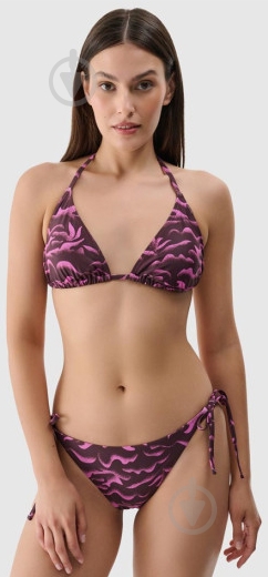 Бра 4F BIKINI TOP F075 р.S розовый - фото 2