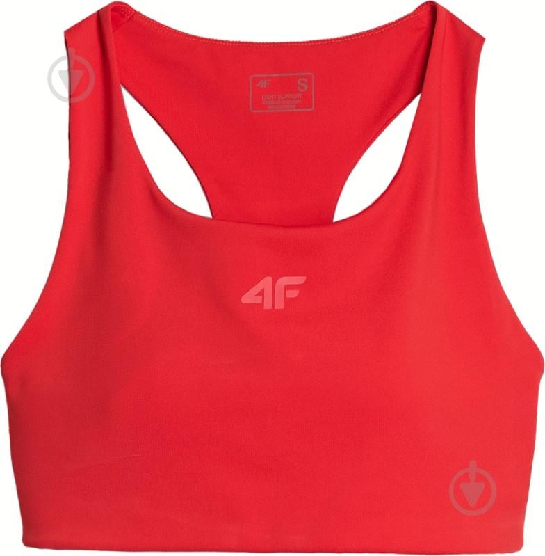 Бра 4F SPORT BRA F152 р.S красный - фото 1