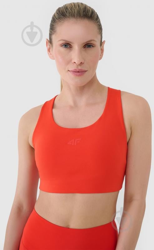 Бра 4F SPORT BRA F152 р.S красный - фото 3