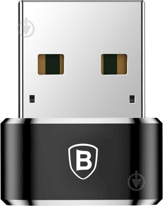 Адаптер BASEUS Mini Type-C female/USB CAAOTG-01 черный (1011137) - фото 3