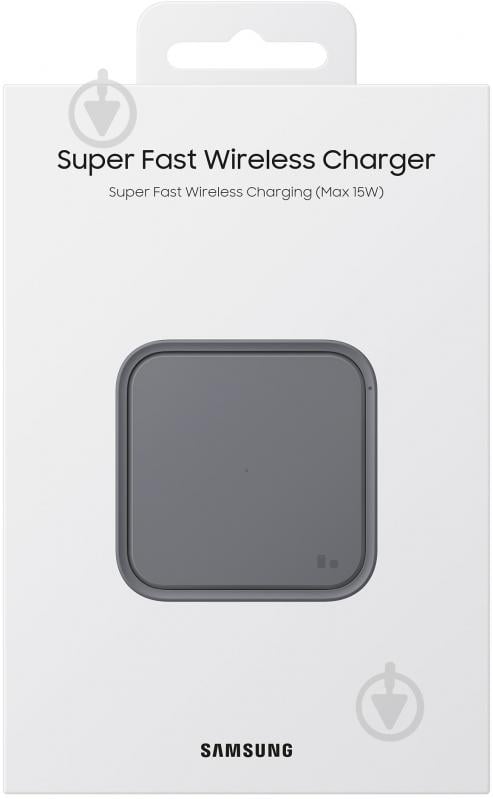 Зарядное устройство Samsung индукционное Wireless Charger Pad (без БП) 15W Black (EP-P2400BBRGRU) - фото 7