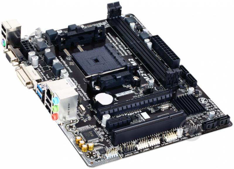 Материнская плата Gigabyte GA-F2A68HM-DS2 (Socket FM2+, AMD A68H, mirco ATX) - фото 2