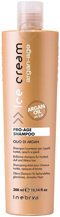 Шампунь INEBRYA Ice Cream Pro Age Shampoo з аргановою олією для фарбованого волосся 300 мл - фото 1