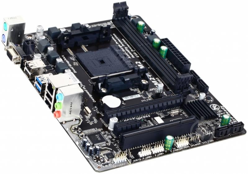 Материнская плата Gigabyte GA-F2A68HM-S1 (Socket FM2+, AMD A68H, mirco ATX) - фото 2