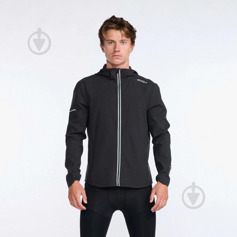 Куртка 2XU Aero Jacket MR6858a_BLK/SRF р.XL чорна - фото 1