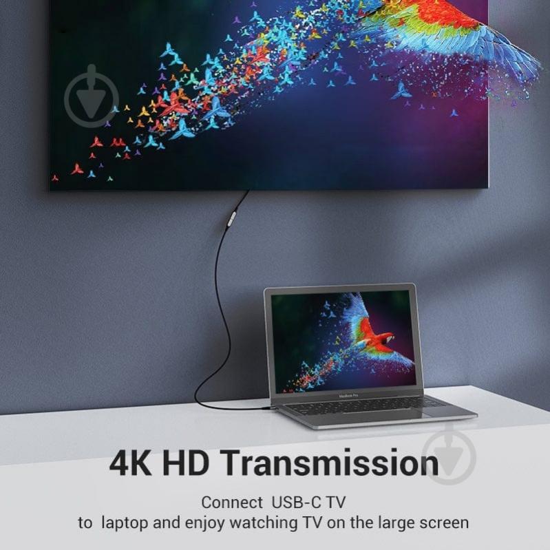 Кабель Vention 1 м черный (TABHF) - фото 8 Кабель Vention 1 м черный (TABHF) - фото 8