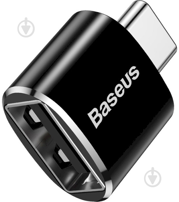 Адаптер BASEUS Mini Type-C to USB CATOTG-01 черный (1011187) - фото 1