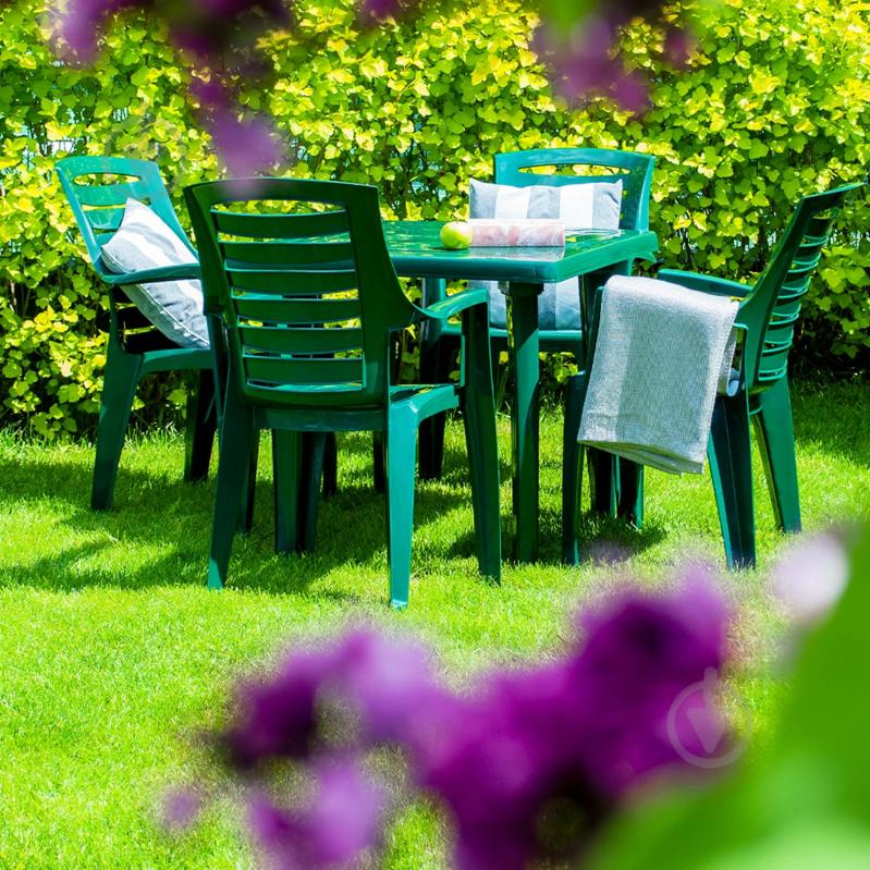 Стул пластиковый Алеана Рекс 87,5x64x55 см зеленый - фото 2