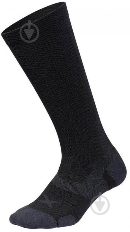 Шкарпетки 2XU Vectr Cushion Full Length Sock р.L2 (литка 41-46 см) UA5156e_BLK/TTM р.42-46 чорний - фото 1