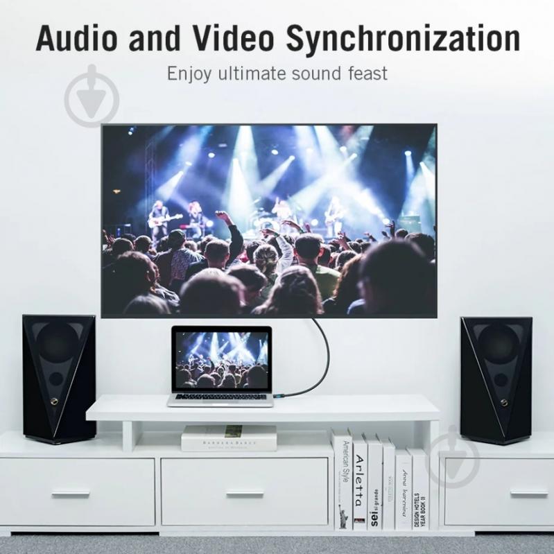 Кабель Vention 20 м black (VAA-M02-B2000) - фото 5