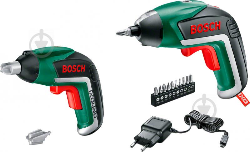 Отвертка аккумуляторная Bosch IXO V Basic + игрушечный шуруповерт IXOLINO (06039A800K) - фото 7