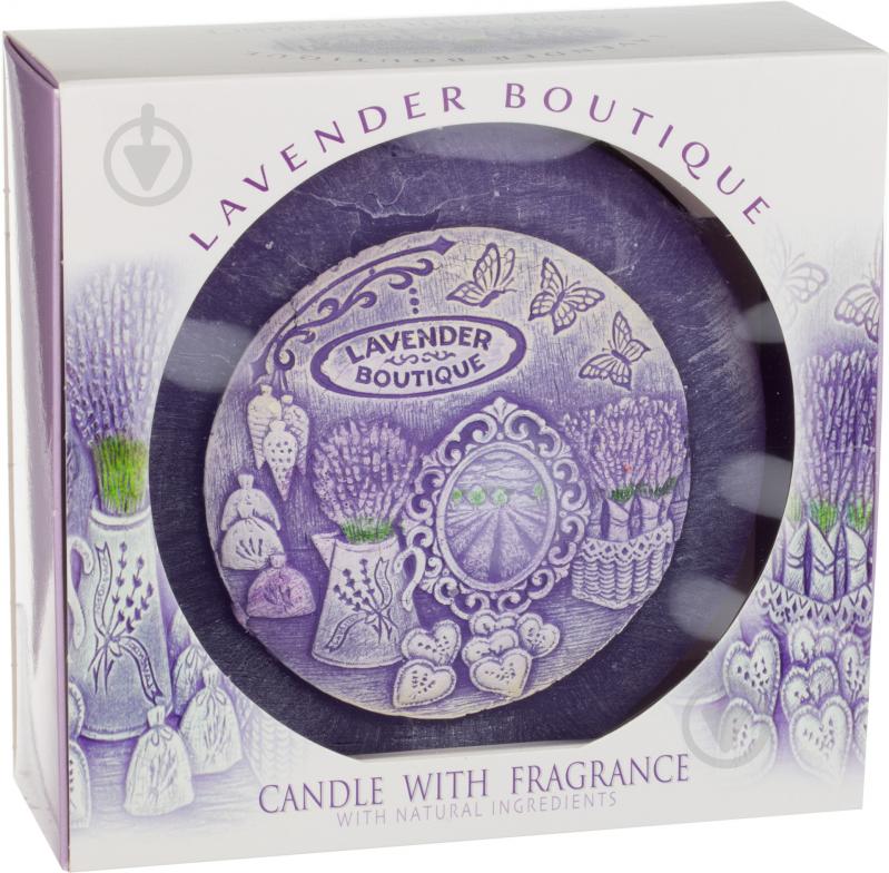 Свеча Lavender Boutique диск 13 см Bartek Candles - фото 3