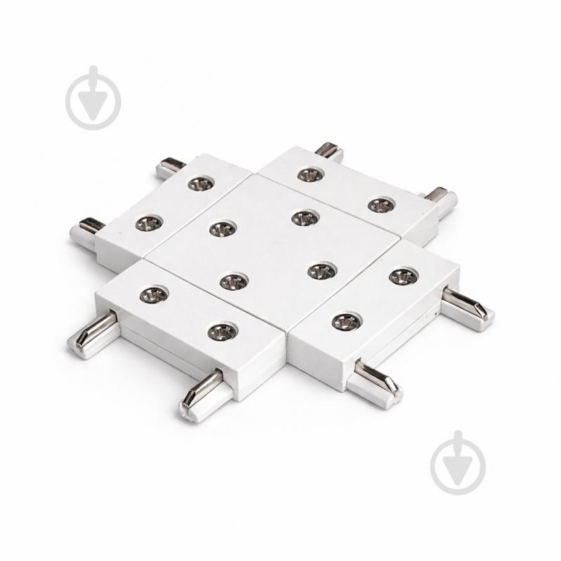 Соединитель крестовый LIGHT SET SAPSAN CON-CROS 46-46 белый - фото 2