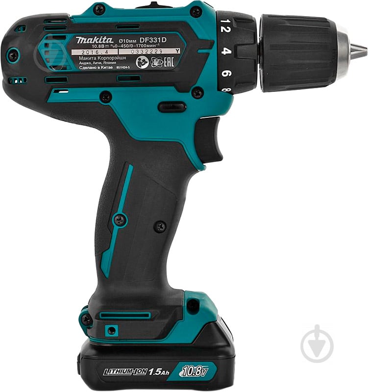 Шуруповерт аккумуляторный Makita DF331DWYE - фото 3