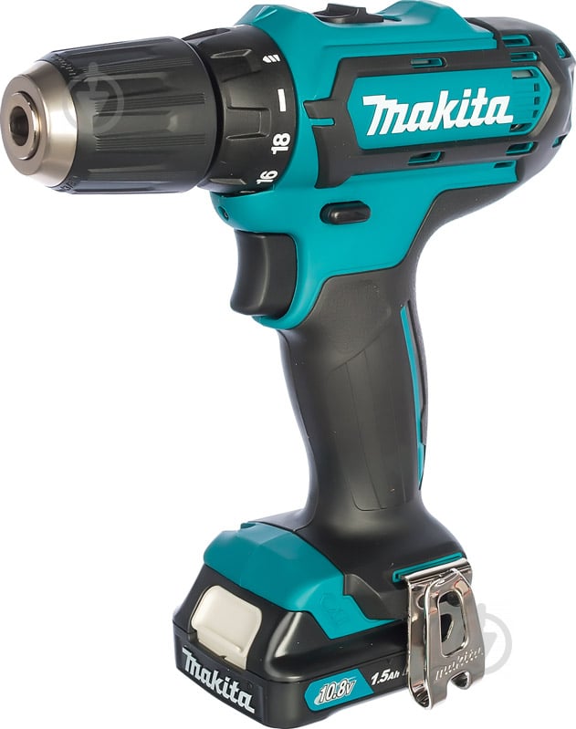 Шуруповерт аккумуляторный Makita DF331DWYE - фото 1