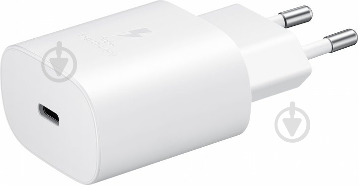 Зарядное устройство Samsung 25W PD Wall Charger Type-C Cable White (EP-TA800XWEGRU) - фото 1