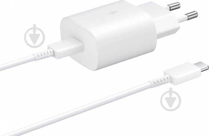 Зарядное устройство Samsung 25W PD Wall Charger Type-C Cable White (EP-TA800XWEGRU) - фото 5